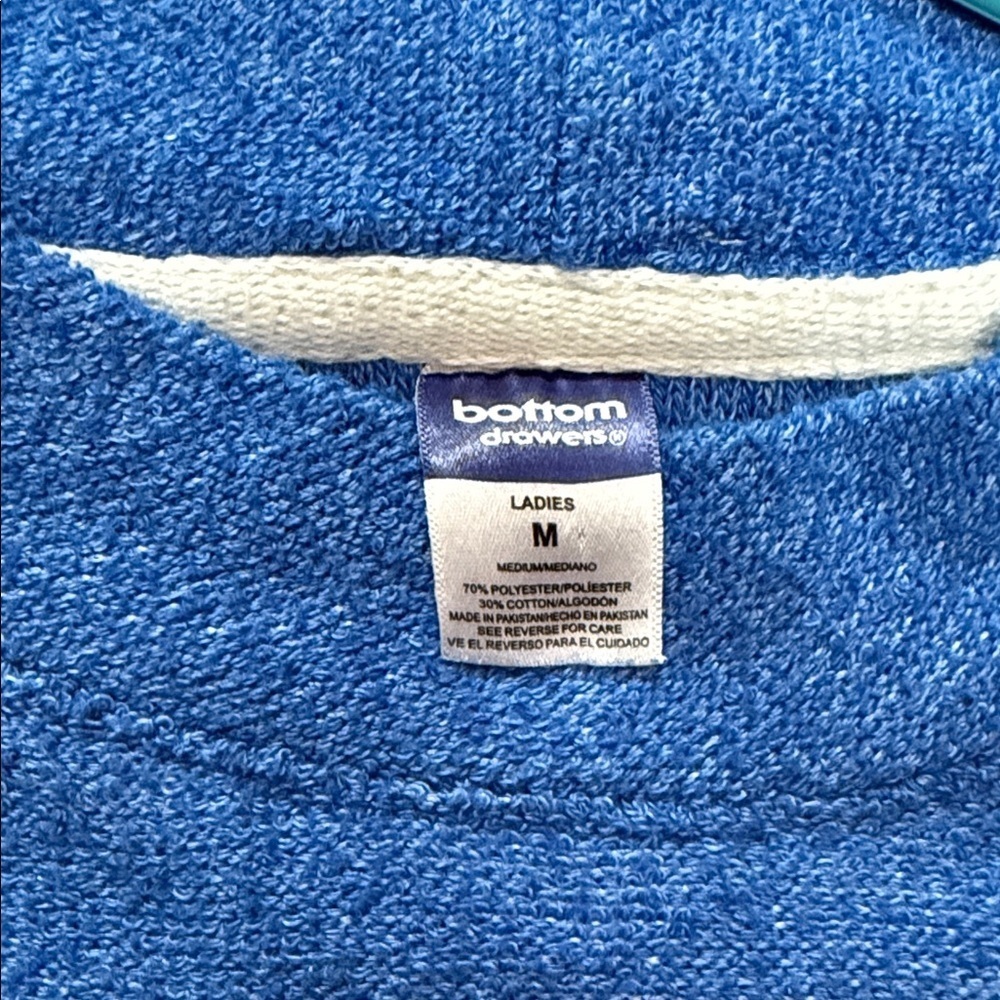 Blue Sweatshirt with Graphic Design - Picture 2 of 4